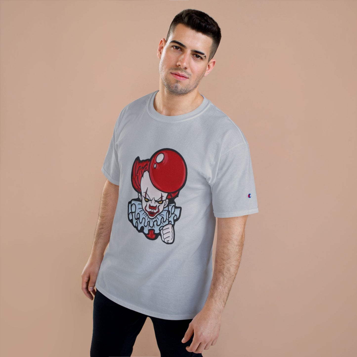 'Champion' Pennywise Style Horror Tee