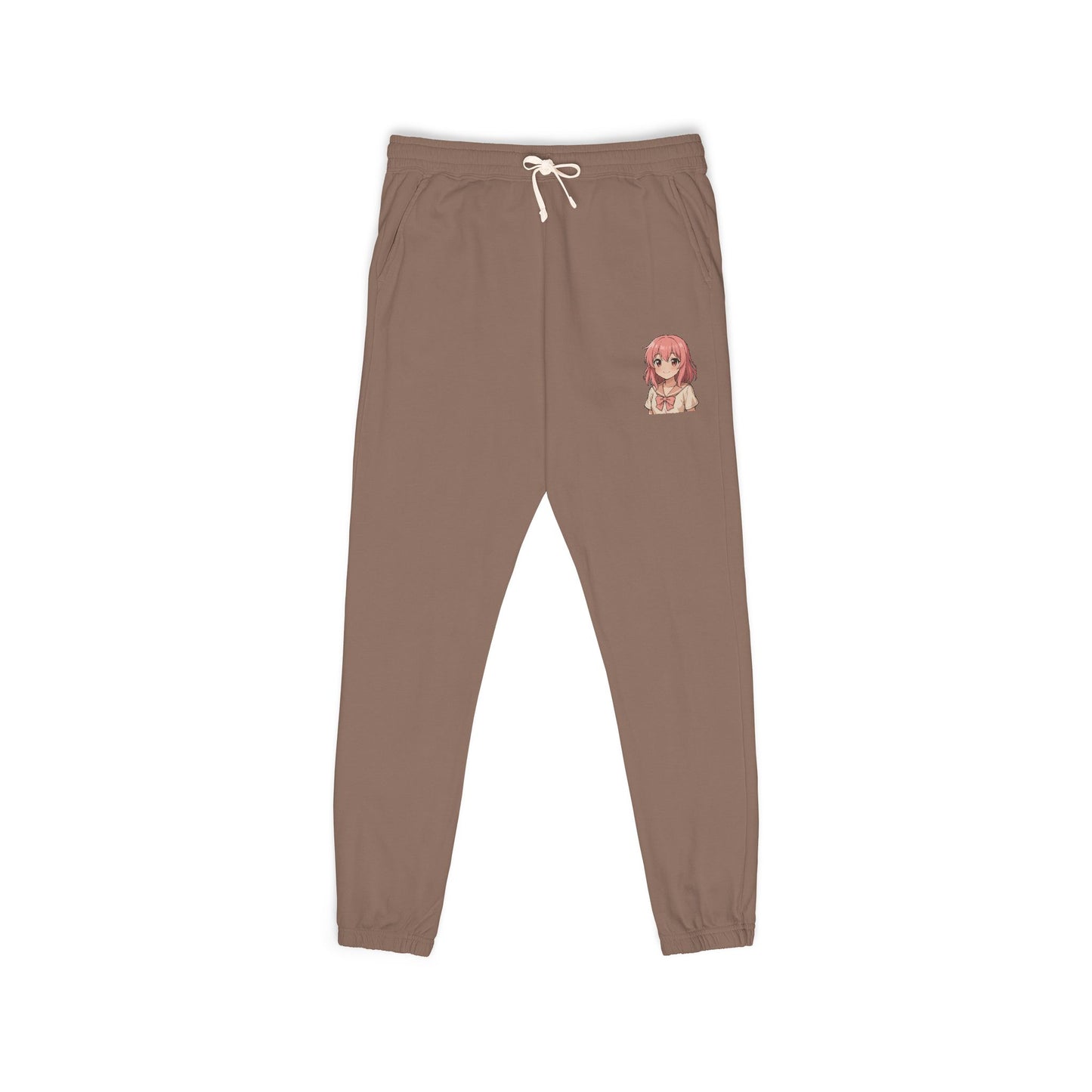 Anime Soft-Girl Sweatpants — Sakura Edition