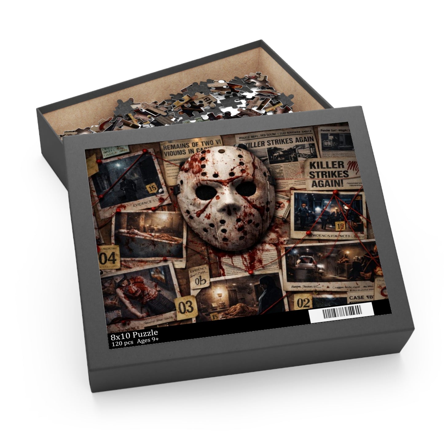 Bloody Jason Mask Murder Mystery  (120/252/500 pcs)