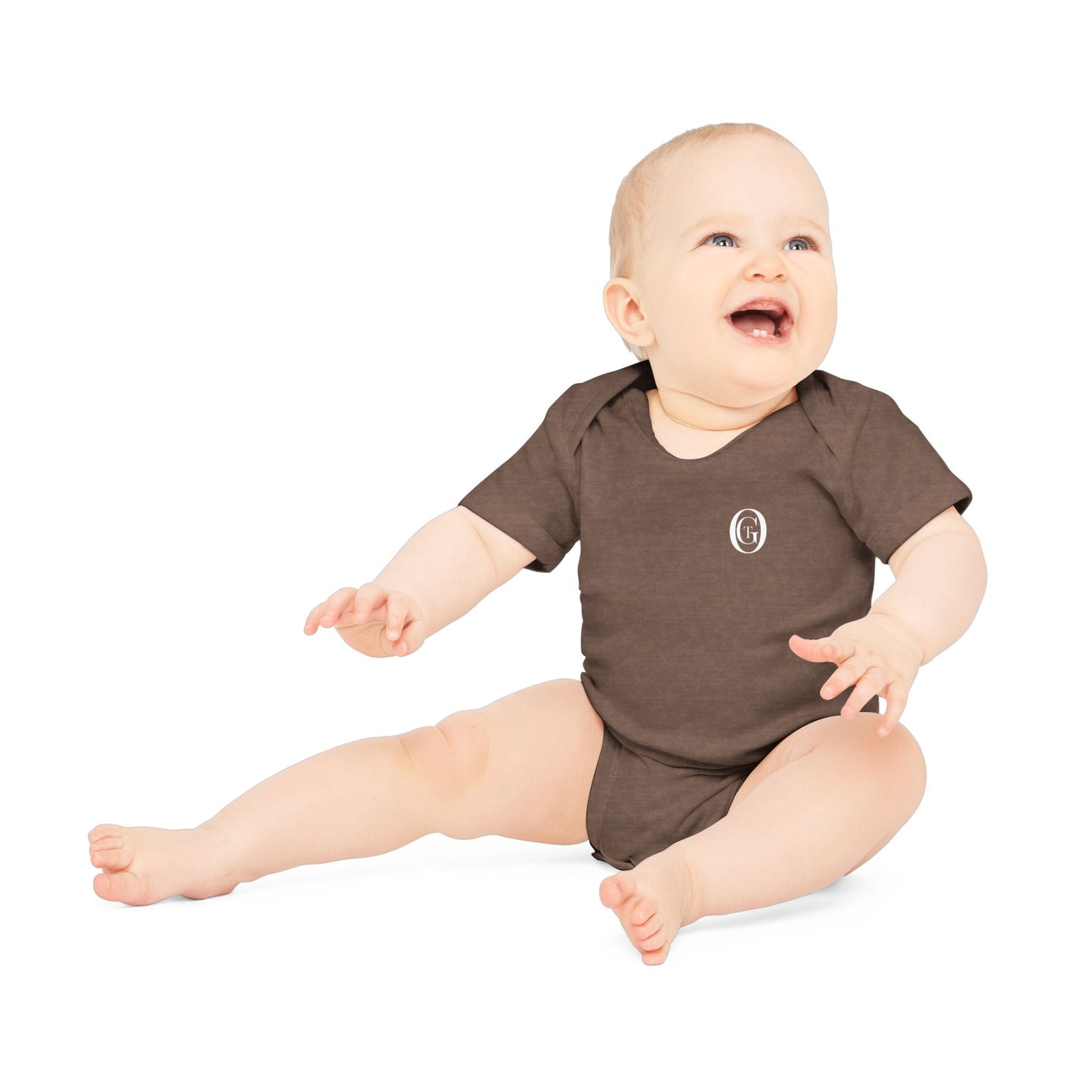 Minimal Monogram OGT Organic Baby Bodysuit