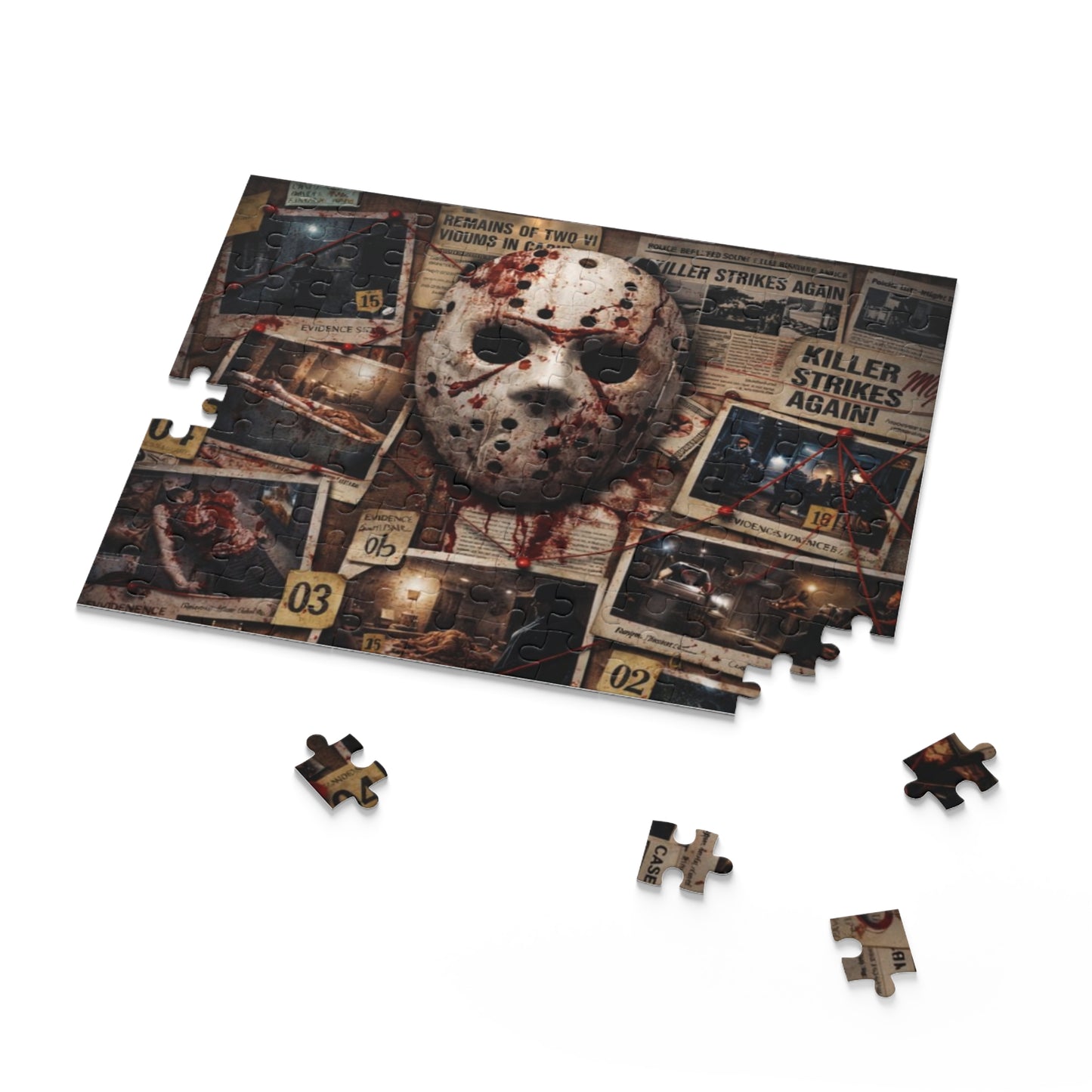 Bloody Jason Mask Murder Mystery  (120/252/500 pcs)